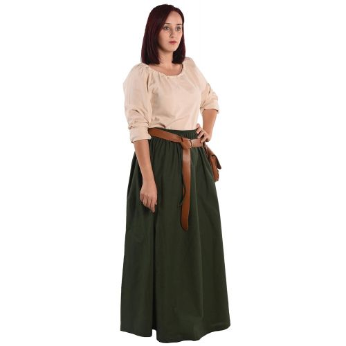  ByCalvina - Calvina Costumes Isolde Womens Medieval Renaissance Peasant Skirt and Blouse Set