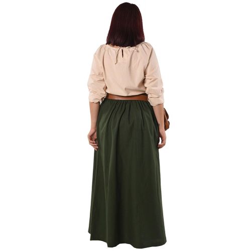  ByCalvina - Calvina Costumes Isolde Womens Medieval Renaissance Peasant Skirt and Blouse Set