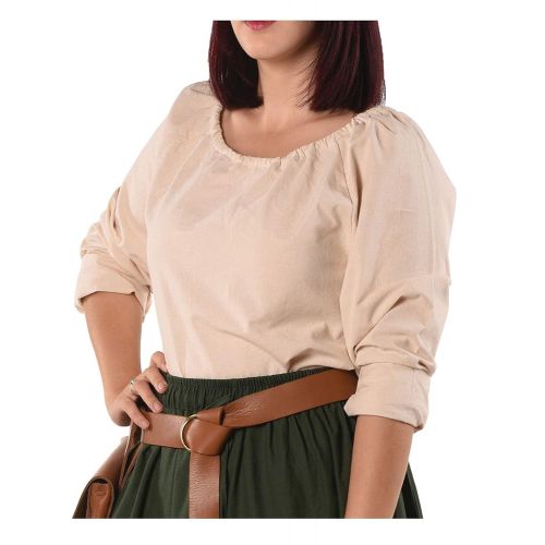  ByCalvina - Calvina Costumes Isolde Womens Medieval Renaissance Peasant Skirt and Blouse Set