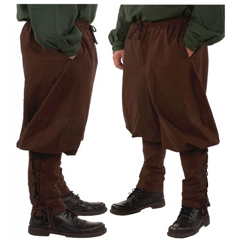  ByCalvina - Calvina Costumes byCalvina - Calvina Costumes THORKEL Medieval Trousers by CALVINA Costumes - Made in Turkey