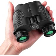 [아마존베스트]Byakov 12x42 Binoculars for Adults and Kids, Compact Hunting Binoculars with Clear Weak Light Vision, 18mm Large Eyepiece Binoculars for Bird Watching, Outdoor Sports and Concerts