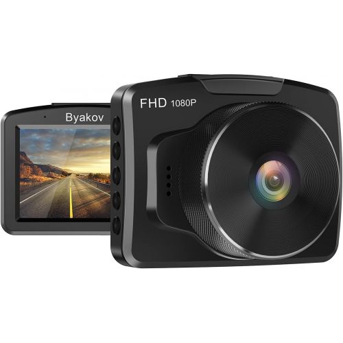  [아마존베스트]Byakov Dash Cam, 1080P Dash Camera for Cars with 170° Wide Angle, Car Camera with Night Vision, WDR, G-Sensor, Parking Monitor, Loop Recording