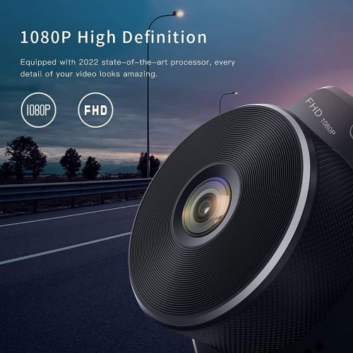  [아마존베스트]Byakov Dash Cam, 1080P Dash Camera for Cars with 170° Wide Angle, Car Camera with Night Vision, WDR, G-Sensor, Parking Monitor, Loop Recording