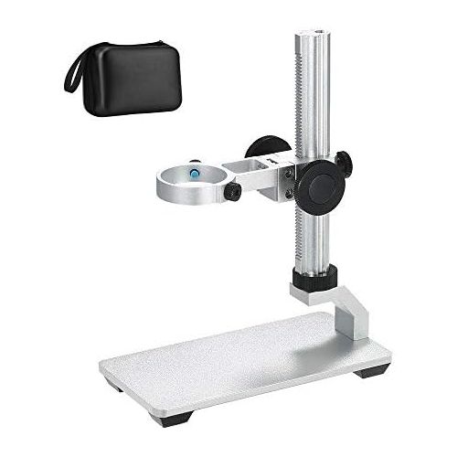  [아마존베스트]Aluminum Alloy Stand for USB/Wi-Fi Digital Microscope Bysameyee Universal Dia Metal Holder with Microscope Carrying Case