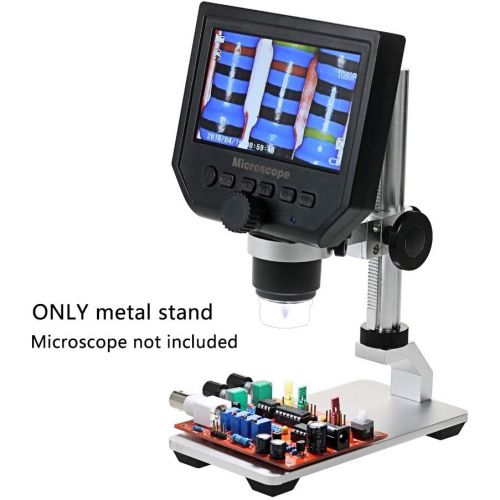  [아마존베스트]Aluminum Alloy Stand for USB/Wi-Fi Digital Microscope Bysameyee Universal Dia Metal Holder with Microscope Carrying Case