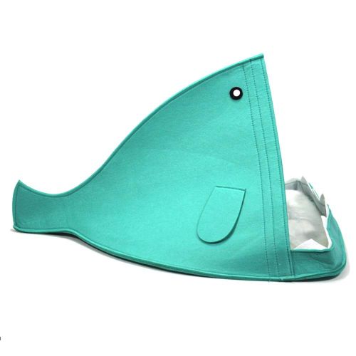  Byx- Pet Nest - Pet Cat Litter Semi-Closed Fish-Shaped Cat Tent Cat House 40CMX60CMX40CM @