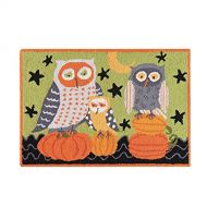 C&F Home Hootenanny Owls Hooked Rug, 2 x 3 , Green