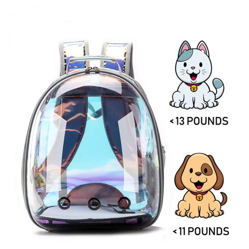  [아마존 핫딜]  [아마존핫딜]C&W Innovative Traveler Bubble Backpack Pet Carriers for Cats and Dogs Polarized Transparency Anti-Glare & UV Protection Waterproof