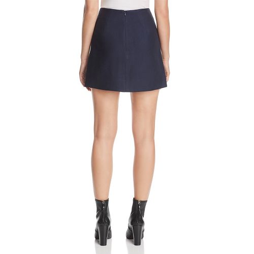  CMEO Collective Robertson Embroidered A-Line Mini Skirt