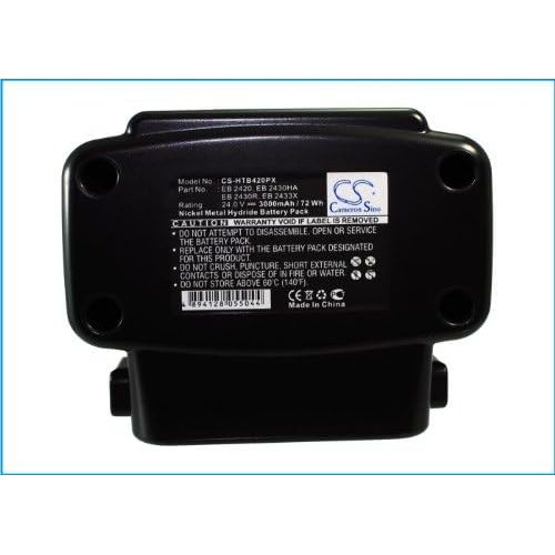  C & S Battery EB 2420 Replacement for Hitachi CR 24DV, DH 24DV, C 7D, Portable Power Tool Battery