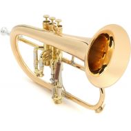 C.G. Conn 1FG Vintage One Professional Flugelhorn - Lacquer with Gold Brass Bell Demo