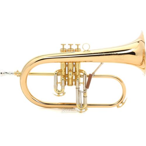  C.G. Conn 1FG Vintage One Professional Flugelhorn - Lacquer with Gold Brass Bell Demo