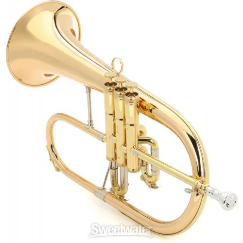  C.G. Conn 1FG Vintage One Professional Flugelhorn - Lacquer with Gold Brass Bell Demo