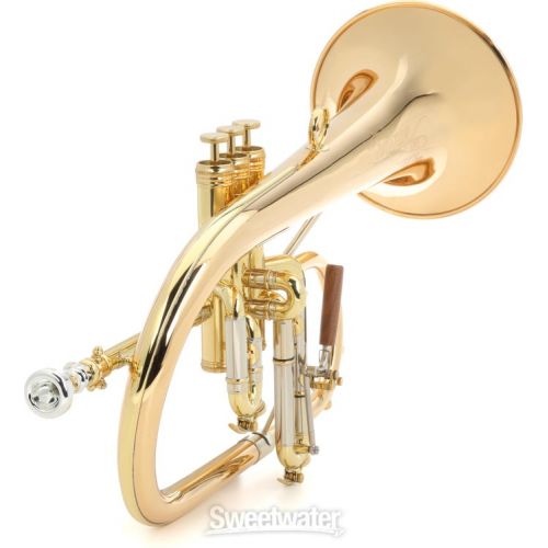  C.G. Conn 1FG Vintage One Professional Flugelhorn - Lacquer with Gold Brass Bell Demo