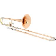 C.G. Conn 88HNV New Vintage Professional Trombone - F-Attachment - Clear Lacquer - Rose Brass Bell