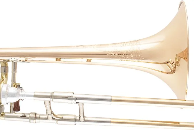  C.G. Conn 88HNV New Vintage Professional Trombone - F-Attachment - Clear Lacquer - Rose Brass Bell