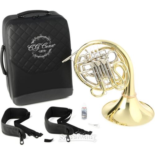  C.G. Conn 6DS Double French Horn with Screw Bell - Clear Lacquer