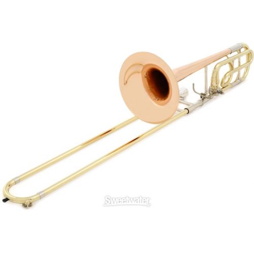  C.G. Conn 52HL Intermediate Trombone- F Attachment - Rose Brass Bell