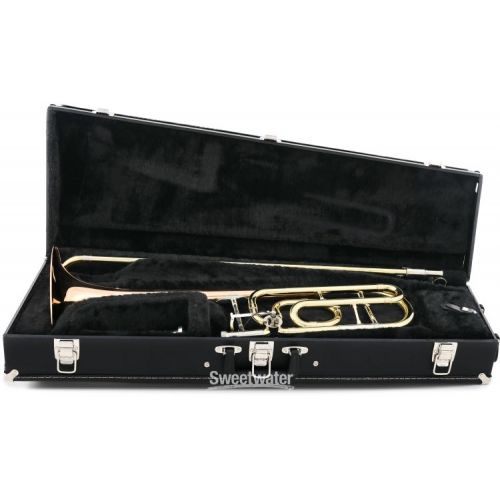  C.G. Conn 52HL Intermediate Trombone- F Attachment - Rose Brass Bell