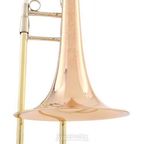  C.G. Conn 52HL Intermediate Trombone- F Attachment - Rose Brass Bell