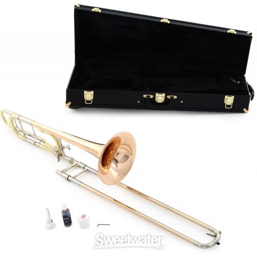  C.G. Conn 88HO Professional Trombone - F Attachment - Open Wrap - Rose Brass Bell - Clear Lacquer Demo