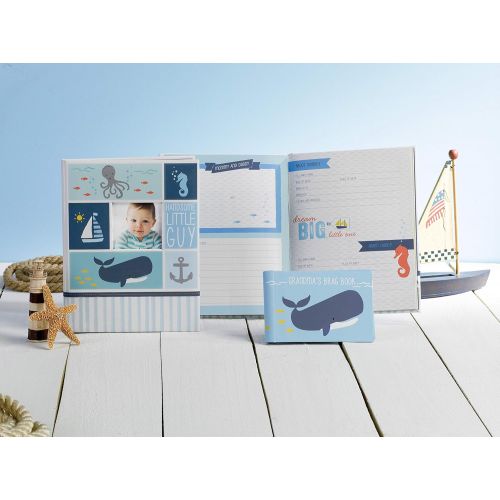  [아마존베스트]C.R. Gibson First 5 Years Memory Book, by Carters, Record Memories and Milestones on 64 Beautifully Illustrated Pages - Under The Sea