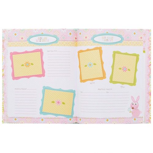  [아마존베스트]C.R. Gibson Sweet Baby Pink Owl First Five Years Girl Memory Baby Book, 64pgs, 10 W x 11.75 H