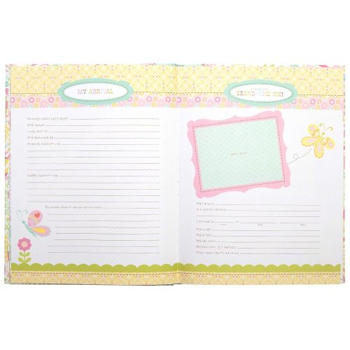  [아마존베스트]C.R. Gibson Sweet Baby Pink Owl First Five Years Girl Memory Baby Book, 64pgs, 10 W x 11.75 H