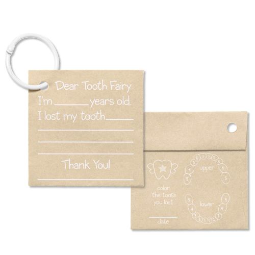  [아마존베스트]C.R. Gibson Child Keepsake Tooth Fairy Kit with Stickers, 65 pcs