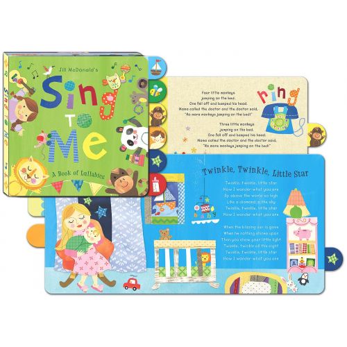  C.R. Gibson Sing to Me Lullaby Book for Babies, 10 x 8.7 x 0.5 inches, 1 piece
