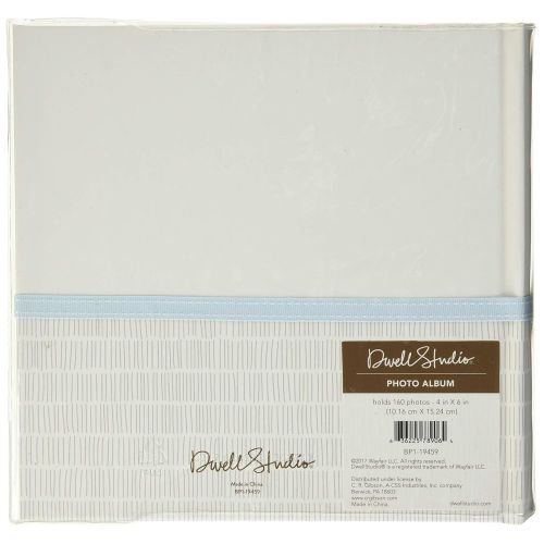  C.R. Gibson Animal Themed Slim Photo Journal Album for Babies and Newborns by DwellStudio, 9 W x 8.875 H, 80 Pages