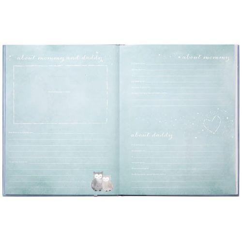  C.R. Gibson Blue All The Stars Baby Boy Memory Book for Newborns, 60 pgs, 9 W x 11.125 H