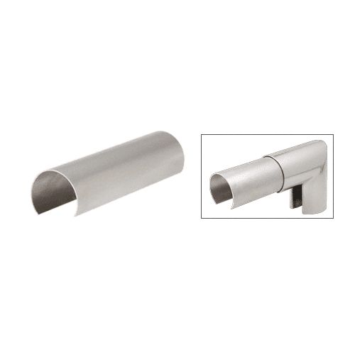  Cr Laurence CRL 316 Stainless Steel 3 Connector Sleeve for Cap Railing, Cap Rail Corner, and Hand Railing