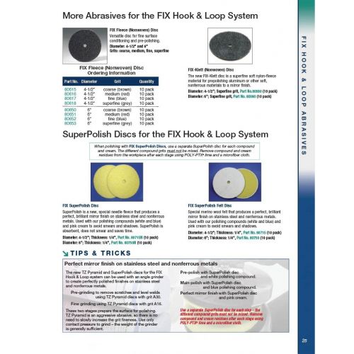  C.S. Unitec CS Unitec 80715 FIX SuperPolish Felt Disc for The FIX Hook and Loop System, 4-12 Diameter (Pack of 10)