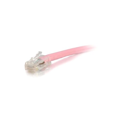  C2G Cat5e Non-Booted Unshielded (UTP) Network Patch Cable - patch cable - 25 ft - pink