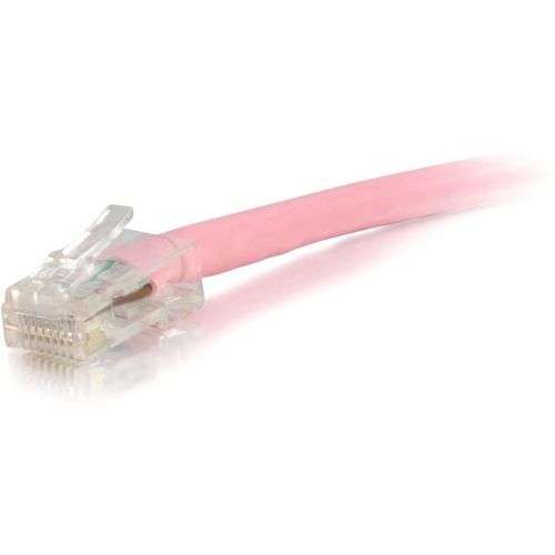  C2G Cat5e Non-Booted Unshielded (UTP) Network Patch Cable - patch cable - 25 ft - pink