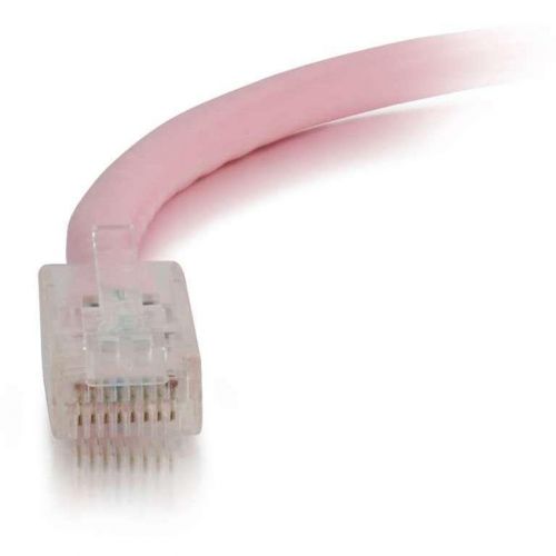  C2G Cat5e Non-Booted Unshielded (UTP) Network Patch Cable - patch cable - 25 ft - pink