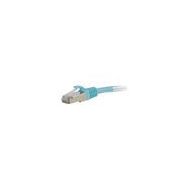 C2G Cat6a Snagless Shielded (STP) Network Patch Cable - patch cable - 30 ft - aqua