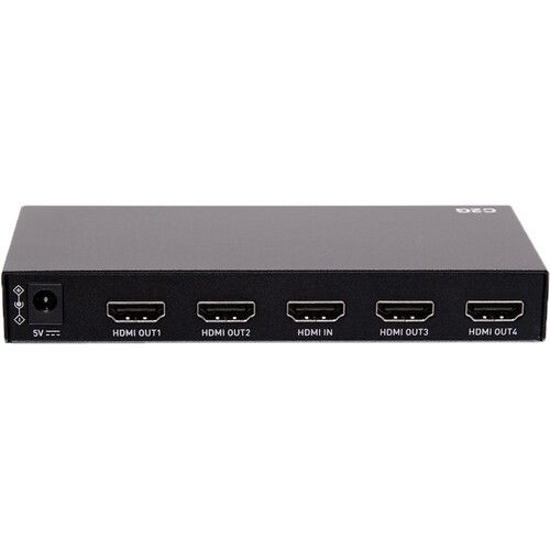  C2G 4-Port 4K HDMI Distribution Amplifier Splitter