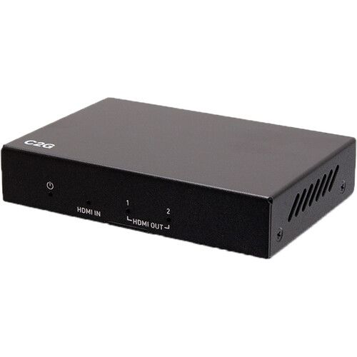  C2G 2-Port 4K HDMI Distribution Amplifier Splitter