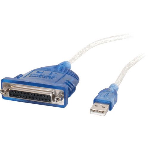  C2G USB to DB25 IEEE-1284 Parallel Printer Adapter Cable (6.0')