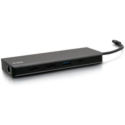  C2G USB-C 9-in-1 Dual Display Docking Station (TAA Compliant)