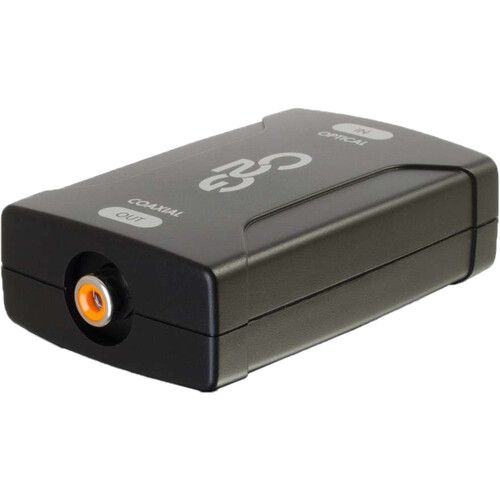  C2G Optical to S/PDIF Coaxial Digital Audio Converter (Black)