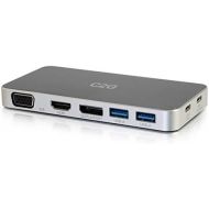 C2GCables to Go 28844 USB-C Docking Station with HDMI, DisplayPort, and VGA