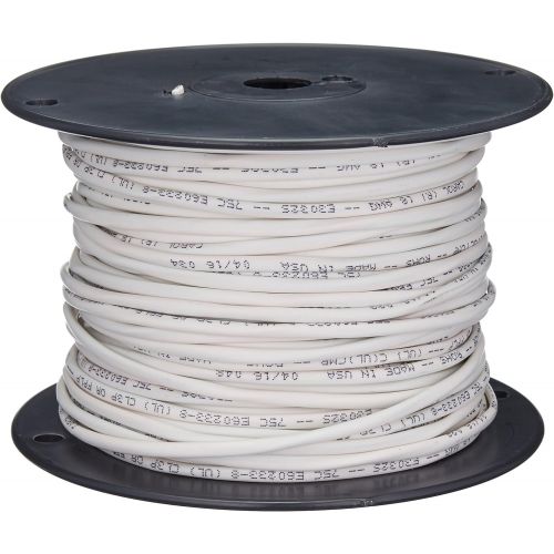  C2G 40537 18 AWG Bulk Speaker Wire, Plenum CMP-Rated, White Jacket (250 Feet, 76.2 Meters)