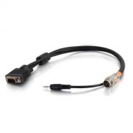 C2GCables to Go 60051 10 RR HD15+3.5 Audio Flying Lead
