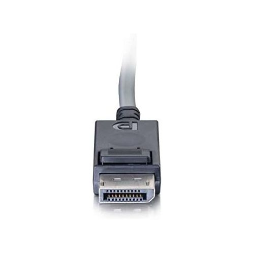  C2G 29536 Displayport Active Optical Cable (AOC) 4K UHD Compatible, Plenum CMP Rated, Gray (50 Feet, 15.24 Meters)
