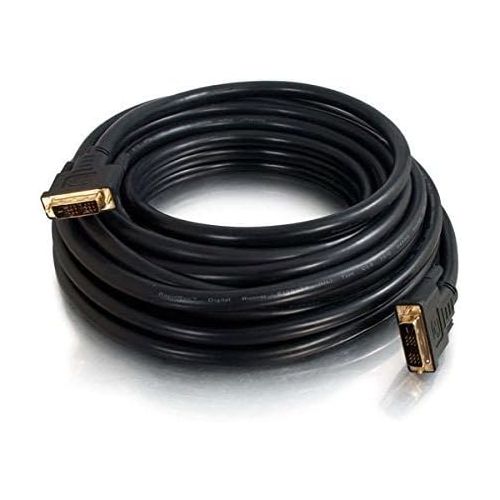 C2G 41232 Pro Series Single Link DVI-D Digital Video Cable MM, In-Wall CL2-Rated, Black (15 Feet, 4.57 Meters)