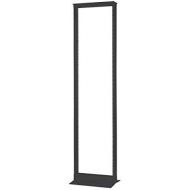 C2G 14588 45U 2-Post Open Frame Rack, TAA Compliant, Black (Made in the USA)