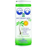 C2O Unsweetened Coconut Water with Pulp, 17.5 Ounce (Pack of 12)